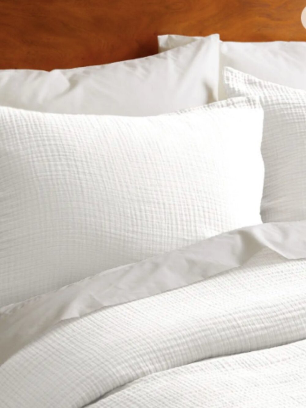 New Quince Organic Cotton Gauze Sham Set